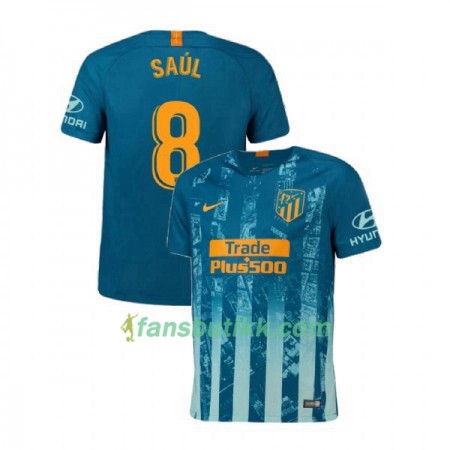 Fotballdrakt Atlético Madrid Saul 8 Tredjetrøye 2018-2019 Kortermet